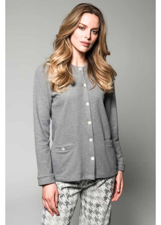 Alpina Pigiama Donna Punto Milano Cardigan MORENA